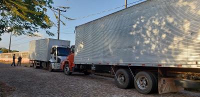 Operação apreende caminhões com cigarros contrabandeados no MA