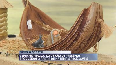 CEPRAMA realiza exposição de presépios produzidos a partir de materiais recicláveis