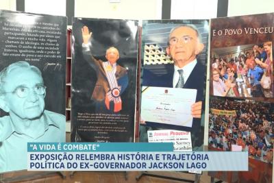 Exposição “A vida é combate” homenageia história do ex-governador Jackson Lago