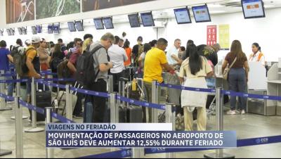 Aeroporto de São Luís deve ter aumento 12% na movimentação durante o feriado prolongado