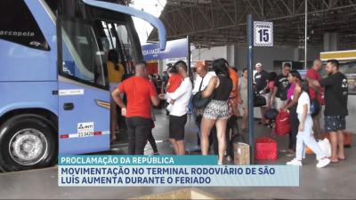 Movimentação no terminal rodoviário de São Luís aumenta durante o feriado prolongado