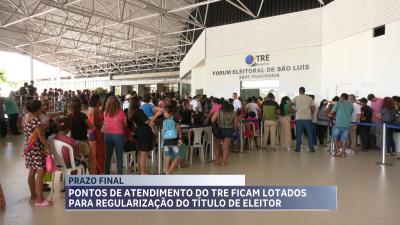 Pontos de atendimento do TRE-MA ficam lotados para regularização de título de eleitor